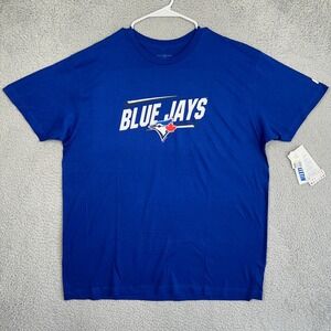 NEW Toronto Blue Jays MLB T-Shirt Mens XL Blue Graphic Tee Short Sleeve Crewneck